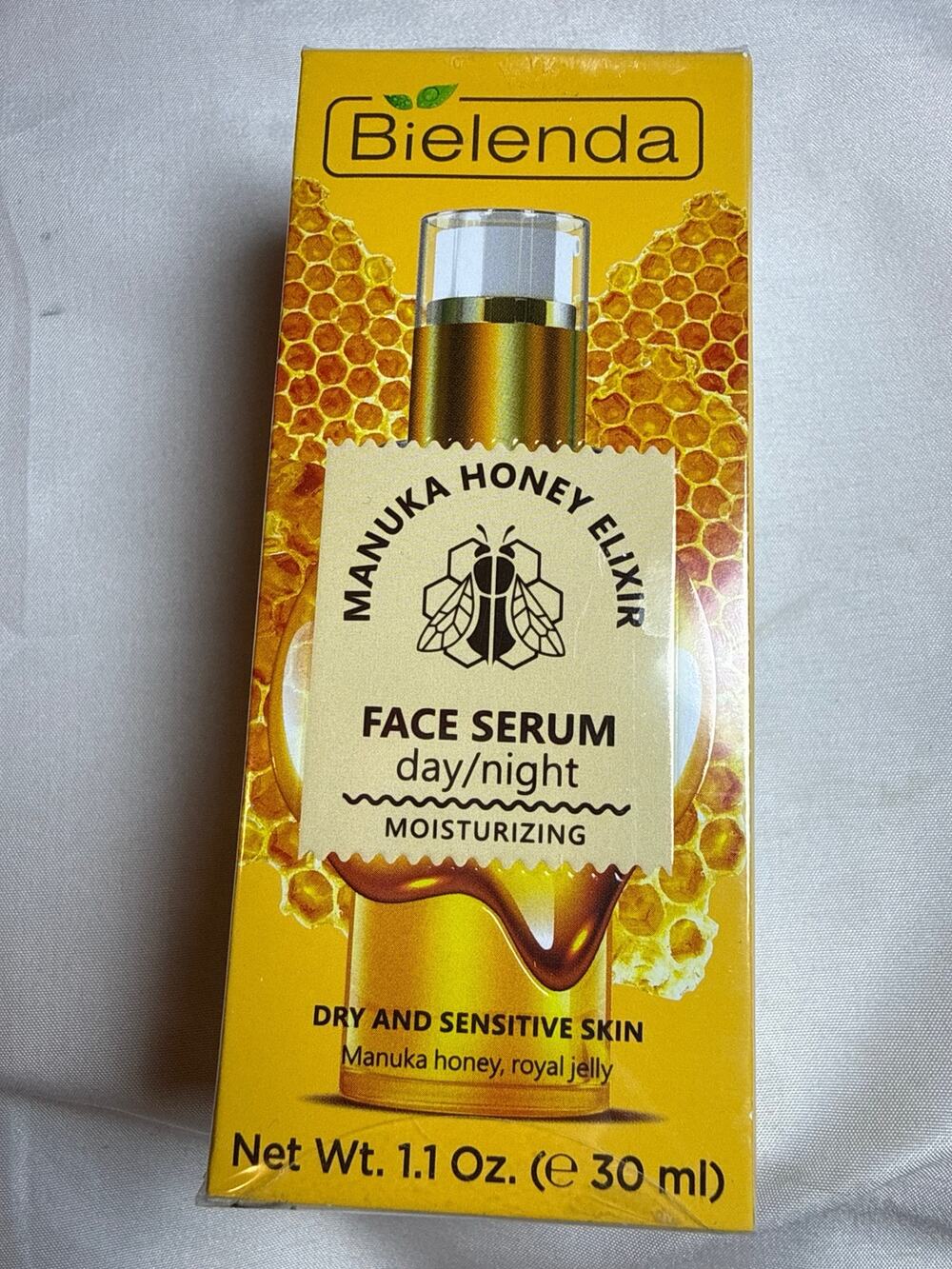 Bielenda ManukaHoney NutriElixir FaceSerum 30ml / 1.1 oz – Day/NightMoisturizing